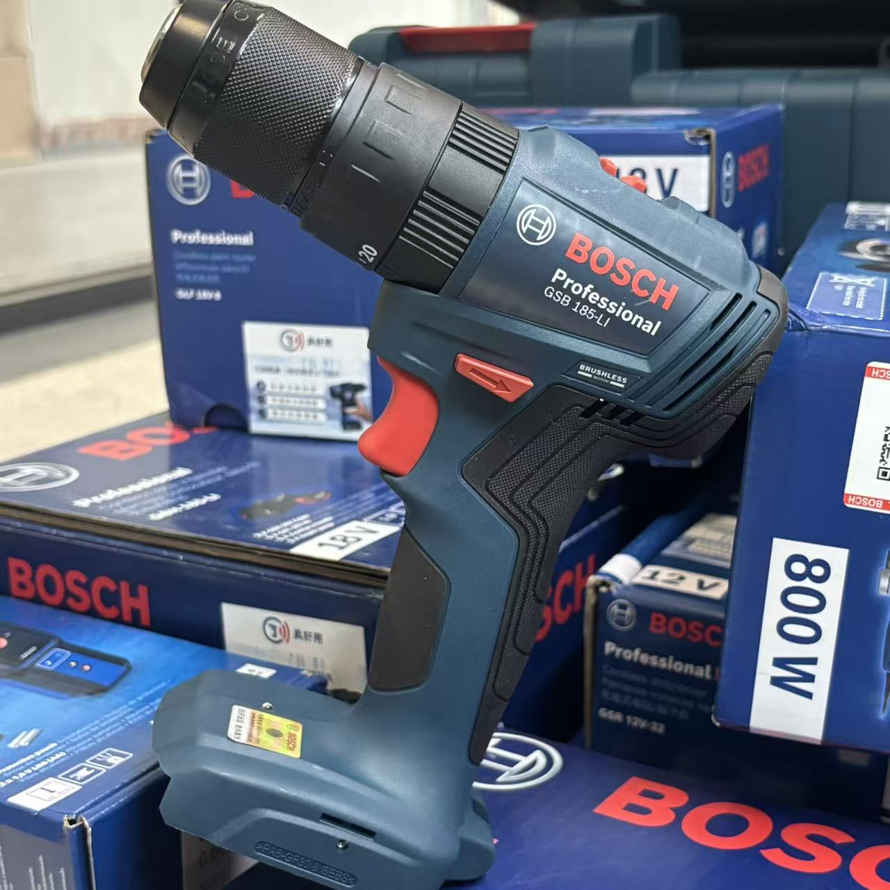 Cordless Drill Driver - ボッシュ GSB 185-LI ブラシレスコードレスインパクトドリル 18V 電動ドライバー