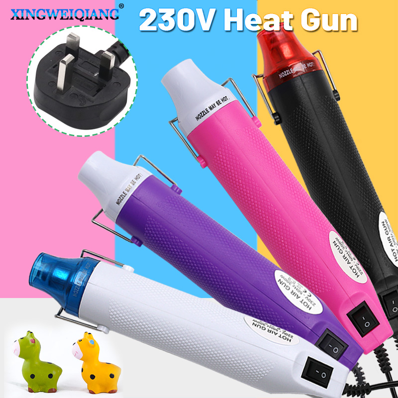 Power Tools English - 電気ヒートガン230V,輸送およびプラスチック用の300W,黒色,英語の規制,DIY
