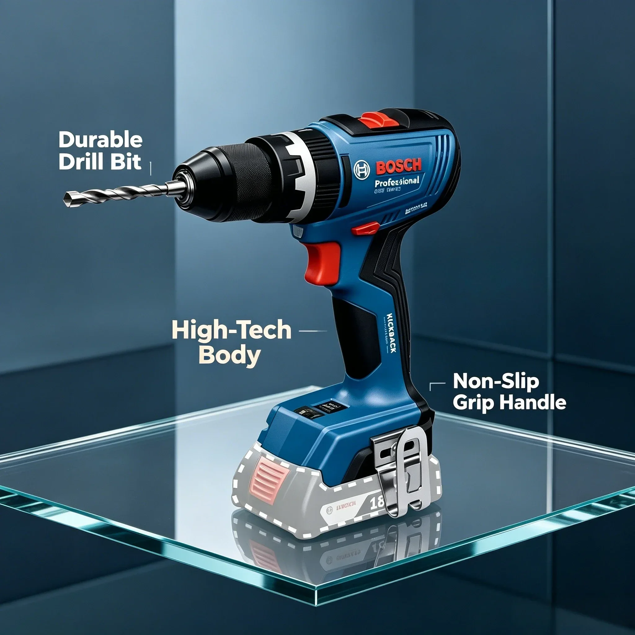 Cordless Drill Driver - ボッシュ GSB 18V-65 プロフェッショナル 18V ブラシレスドリルドライバーキット、コードレス電動工具