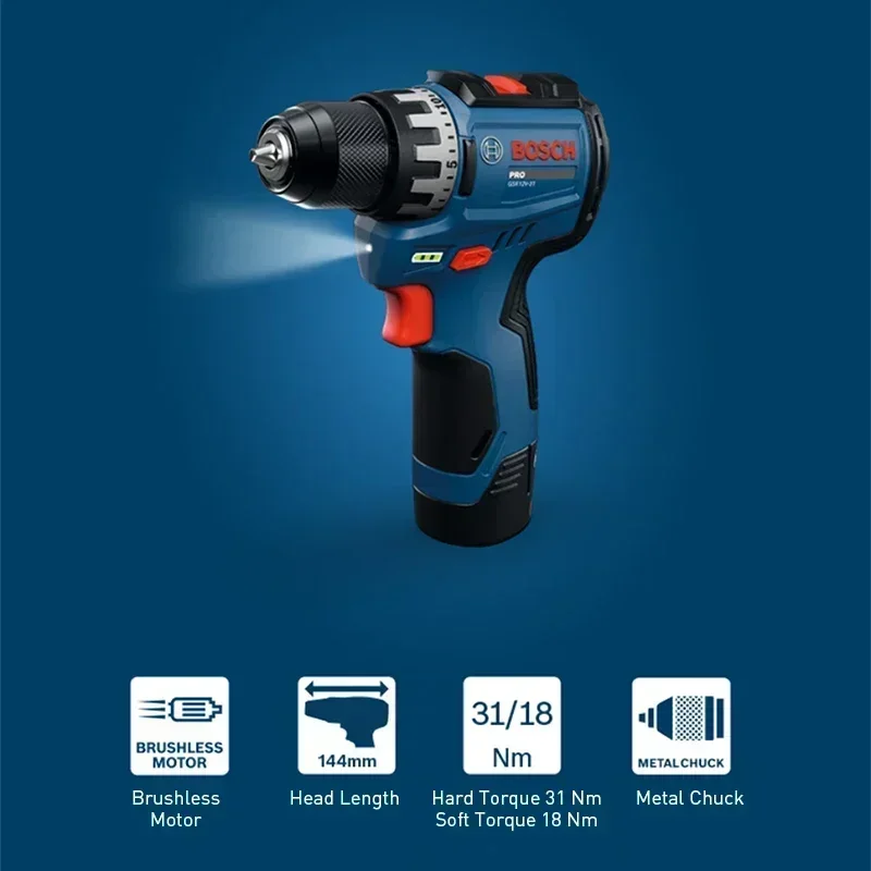 ボッシュ GSR12V-31 コードレス電動ドリルドライバー - Cordless Drill Driver のレビューと価格