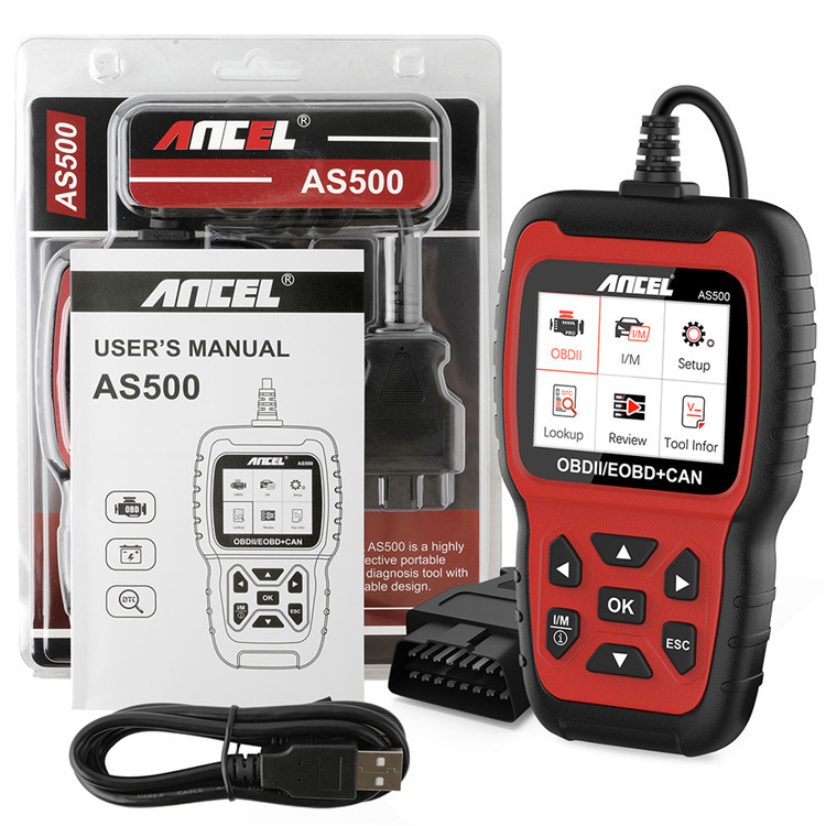 Ancel AS500 OBD2 電動パワーオートスキャナー - Power Tools English のレビューと価格