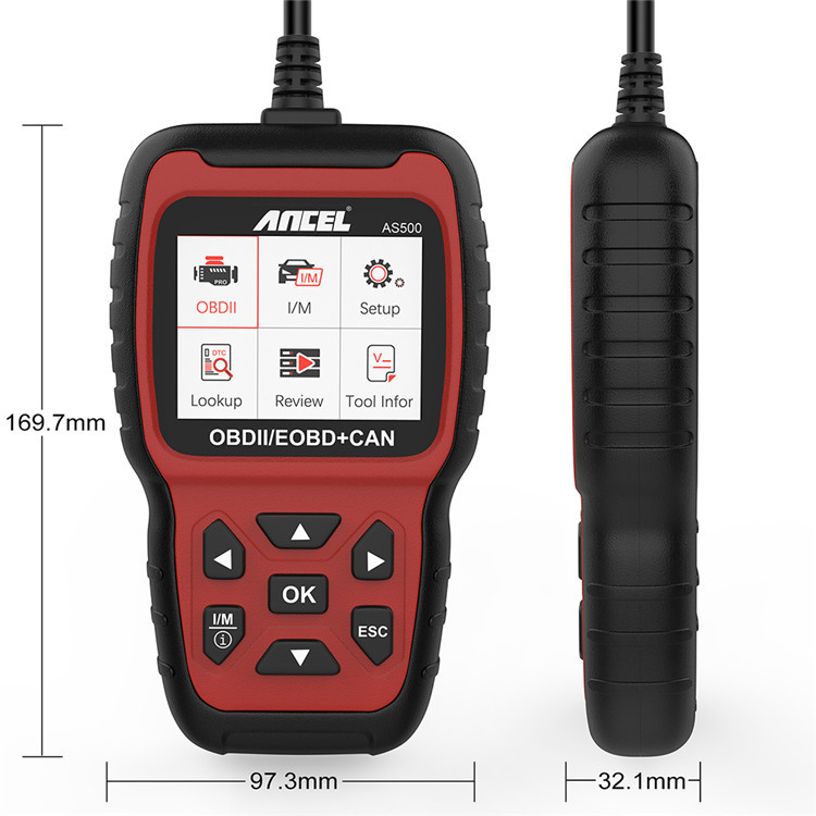 Ancel AS500 OBD2 電動パワーオートスキャナー - Power Tools English のレビューと価格
