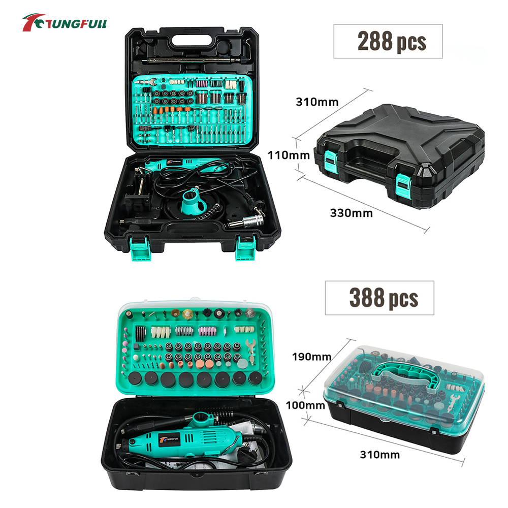 TUNGFULL ミニ電動グラインダーセット、可変速度ロータ - Power Tools Wood のレビューと価格