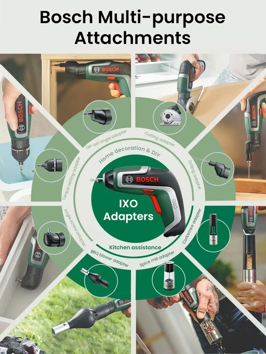 ボッシュコードレス電動ドライバーIXO7 USB充電式ミニ電 - Cordless Drill Driver のレビューと価格