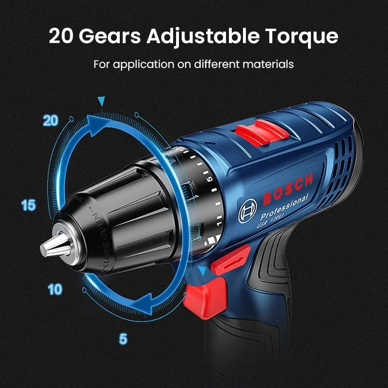 ボッシュ GSR120-LI 電動ドリル 12V プロフェッ - Cordless Drill Driver のレビューと価格