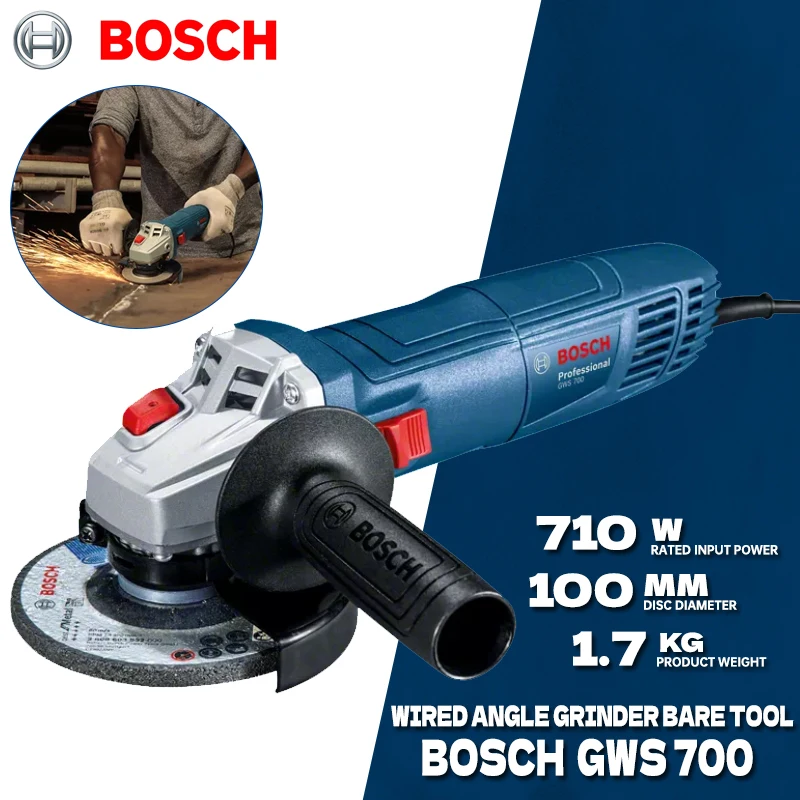 ボッシュ GWS 700 有線アングルグラインダー 220V - Power Tools Wood のレビューと価格