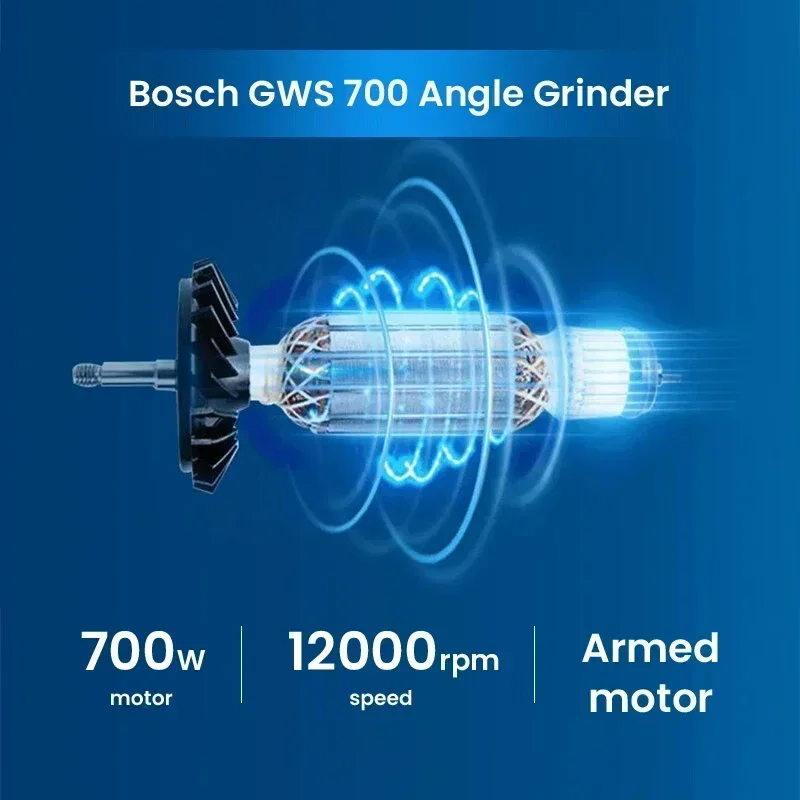 ボッシュ GWS 700 有線アングルグラインダー 220V - Power Tools Wood のレビューと価格
