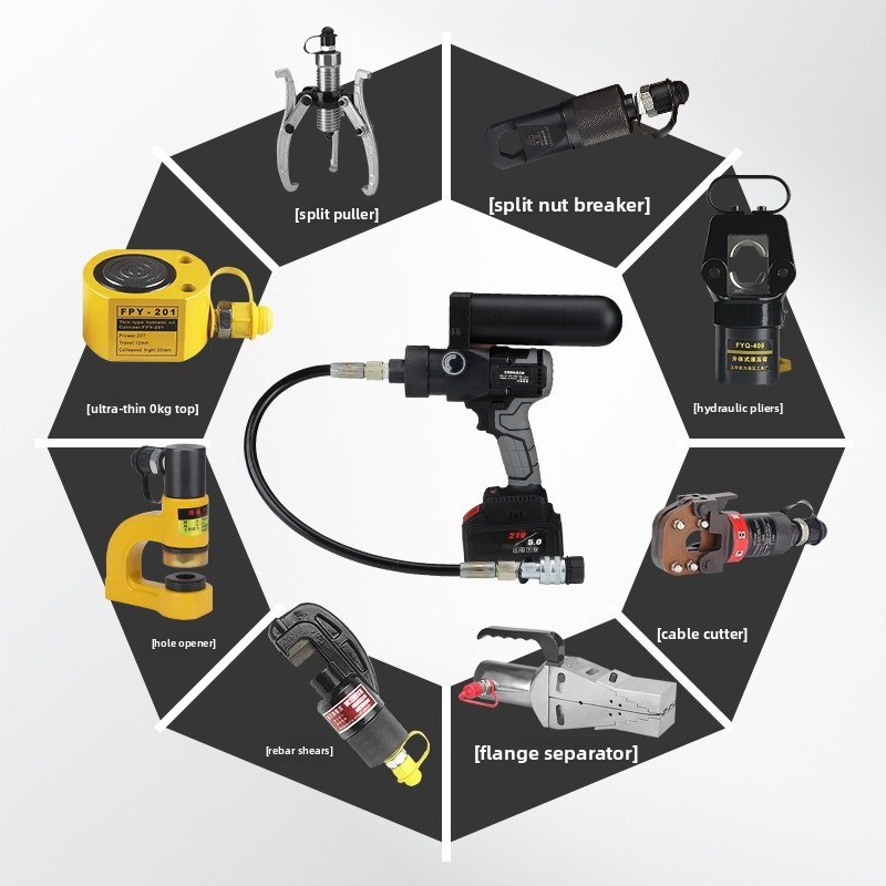油圧パワーパックコードレスハンドヘルドミニ70MPa高圧ツー - Power Tools Hydraulic のレビューと価格
