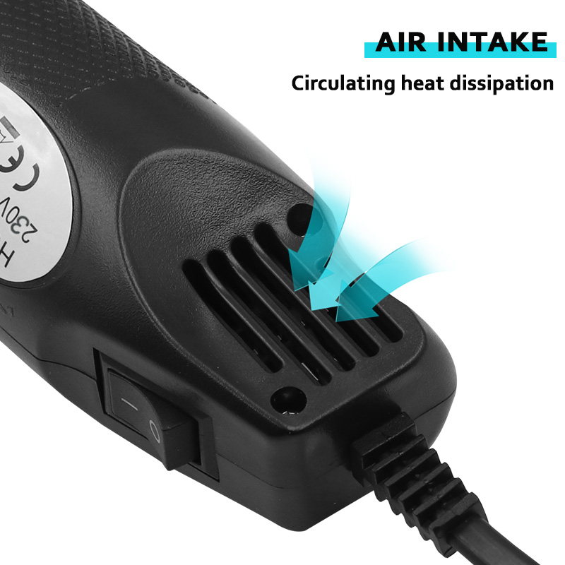 電気ヒートガン230V,輸送およびプラスチック用の300W, - Power Tools English のレビューと価格