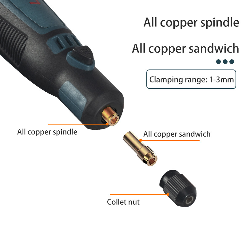 USBコードレス電動グラインダー ポータブル彫刻ツールセット - Power Tools Wood のレビューと価格