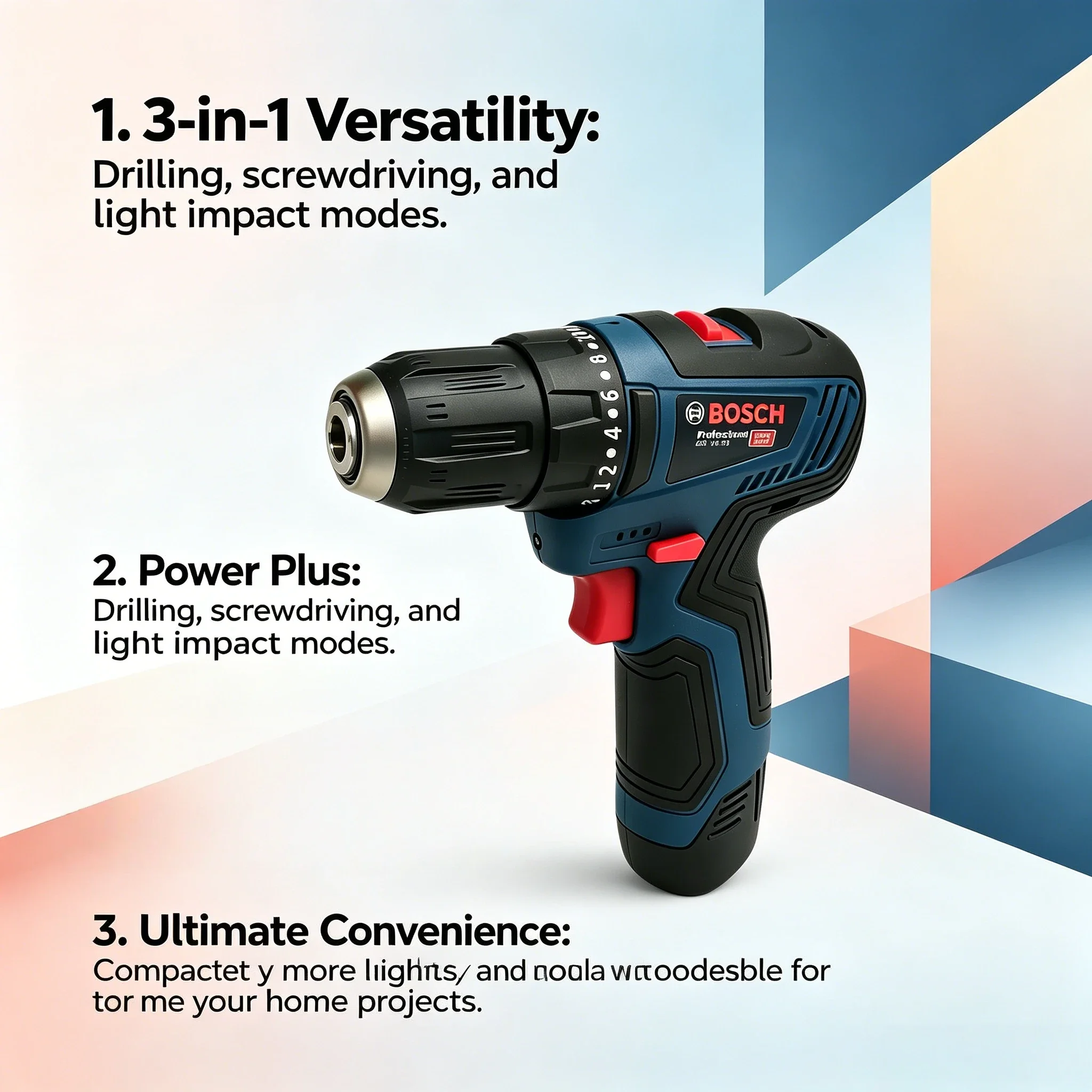 ボッシュ GSB 12V-30 プロフェッショナル電動ドリル - Cordless Drill Driver のレビューと価格