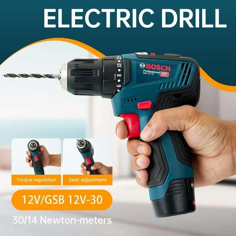 ボッシュ GSB 12V-30 プロフェッショナル電動ドリル - Cordless Drill Driver のレビューと価格