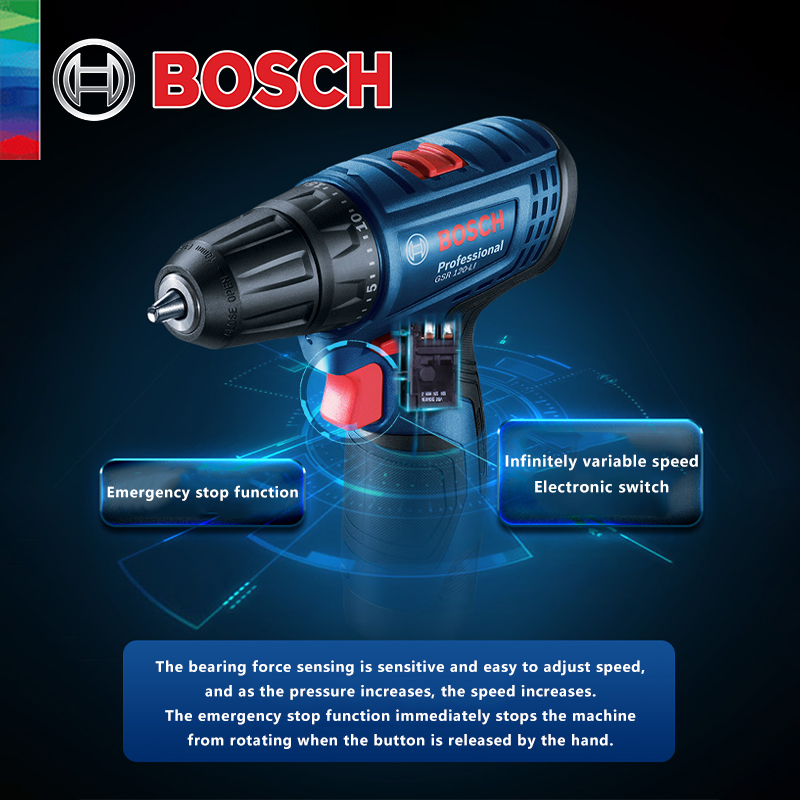 ボッシュ GSR 120-LI 12V リチウム電動ドリル  - Cordless Drill Driver のレビューと価格