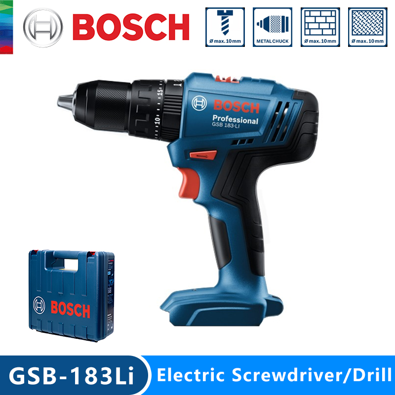 ボッシュ電動ドリル GSB183-LI ドライバー コードレ - Power Tools Wood のレビューと価格