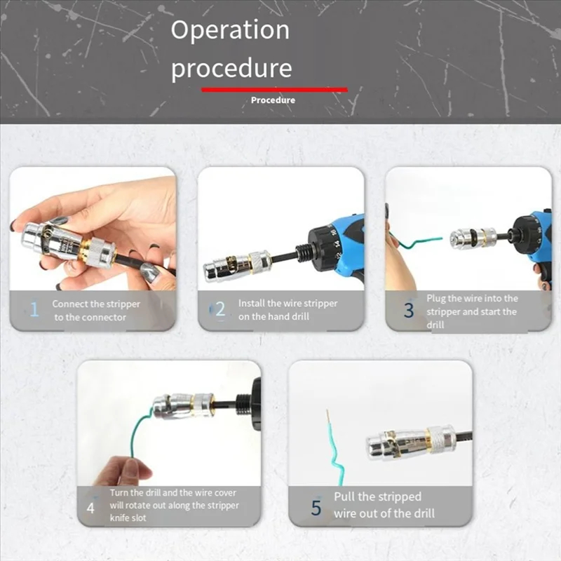電気ワイヤーストリッパーマシン 2.5/4/6平方ワイヤーケ - Power Tools English のレビューと価格
