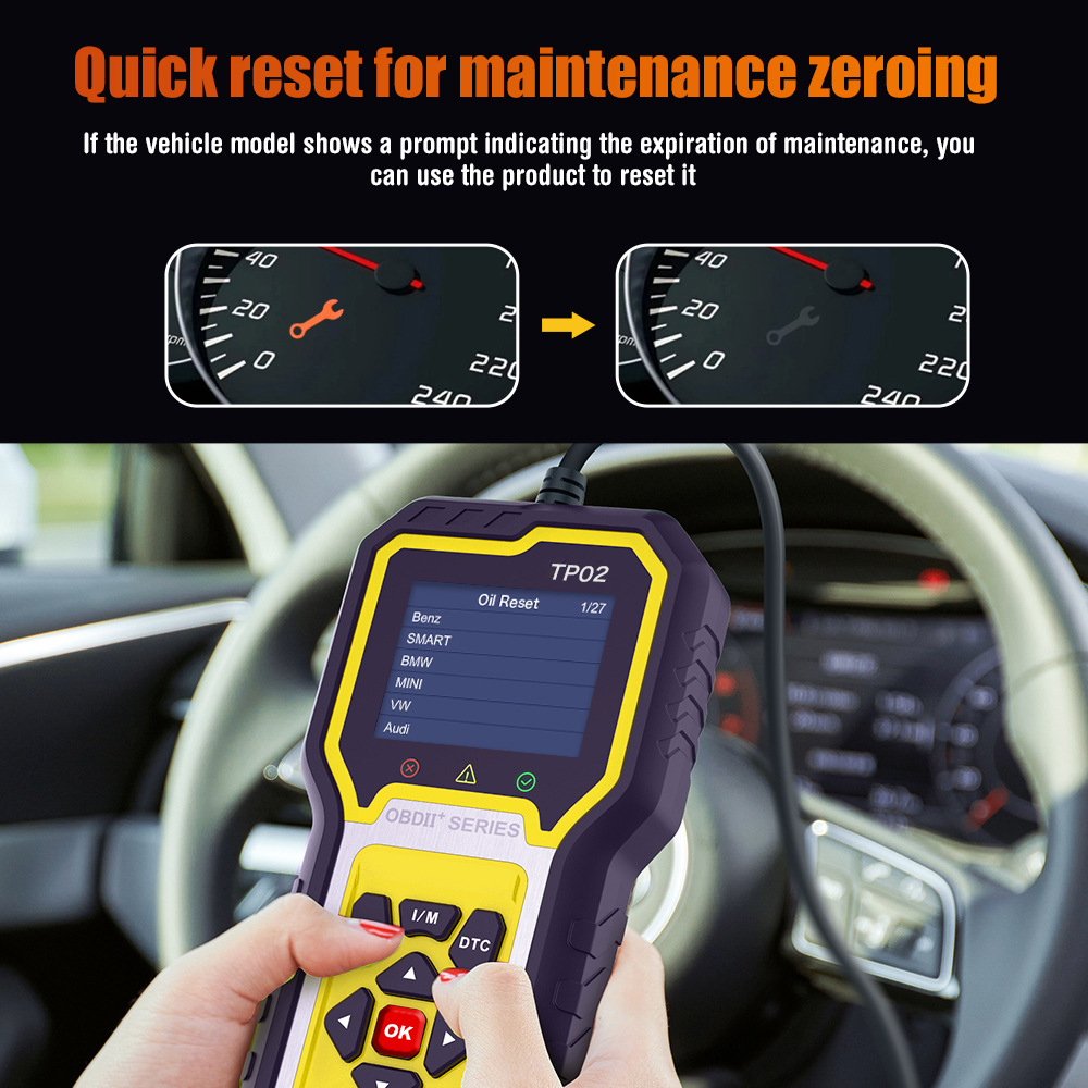新品多機能OBDカースキャナーアナライザーTP02英語コード - Power Tools English のレビューと価格