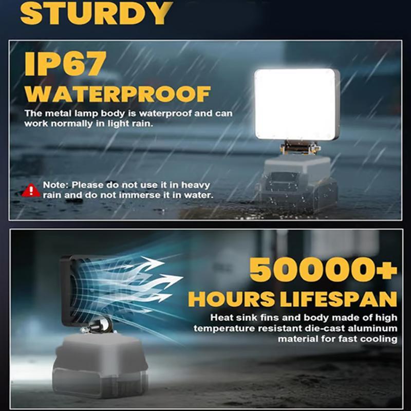 2 個の新しい便利な 21V 電動工具アクセサリー LED  - Power Tools For Construction Work のレビューと価格