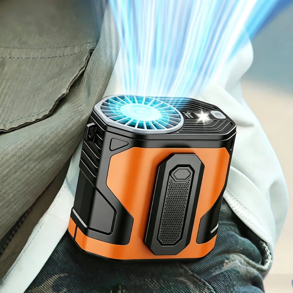ポータブル USB ウエストネックファン 23C 冷却金属ハ - Power Tools For Construction Work のレビューと価格